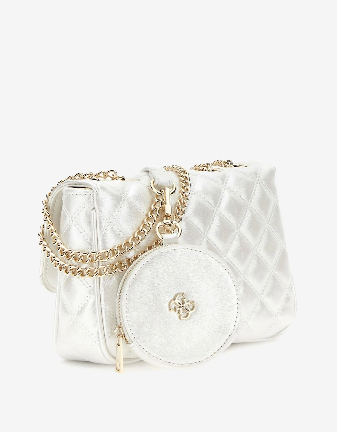 Girls Convertible Bag with Coin Wallet in Ivory (20cm)