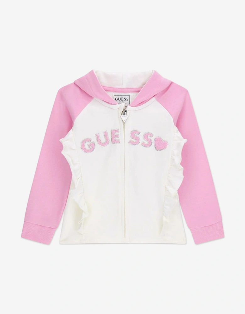 Girls Logo Tracksuit in Pink