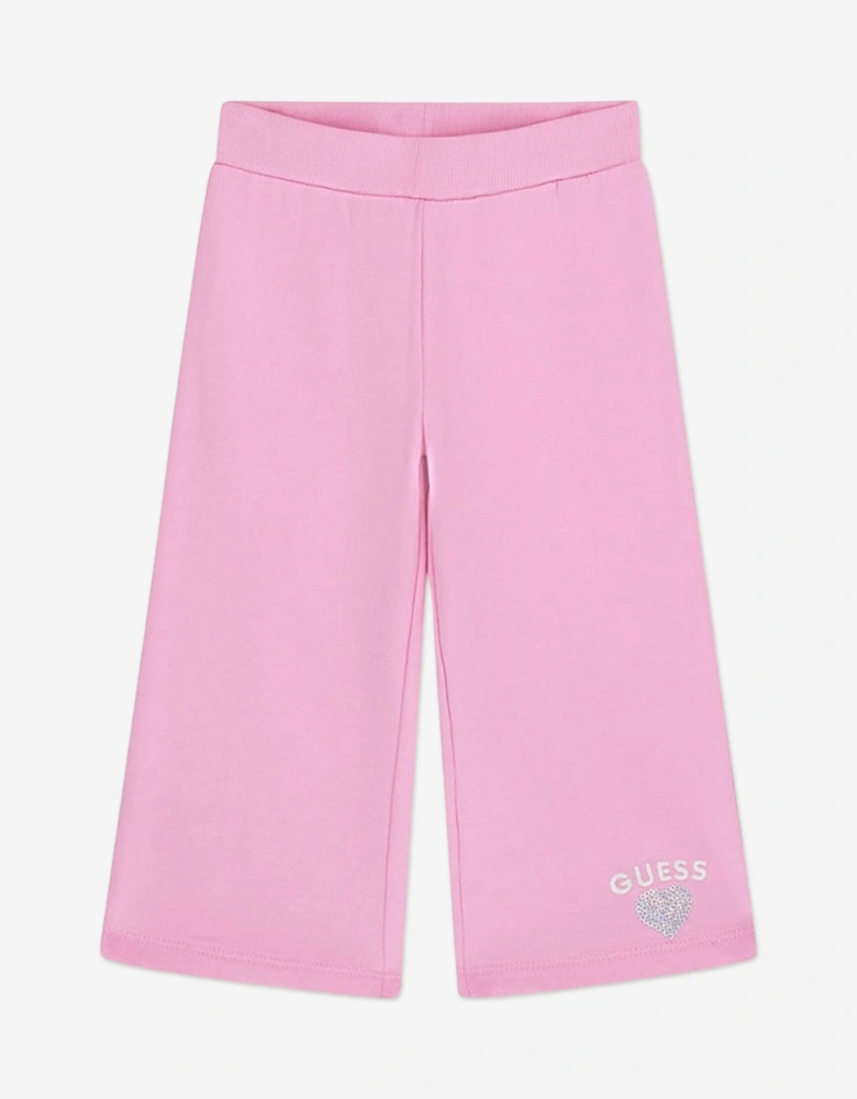 Girls Logo Tracksuit in Pink