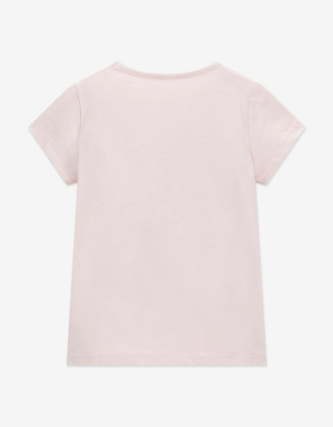 Girls Bear Print T-Shirt in Pink