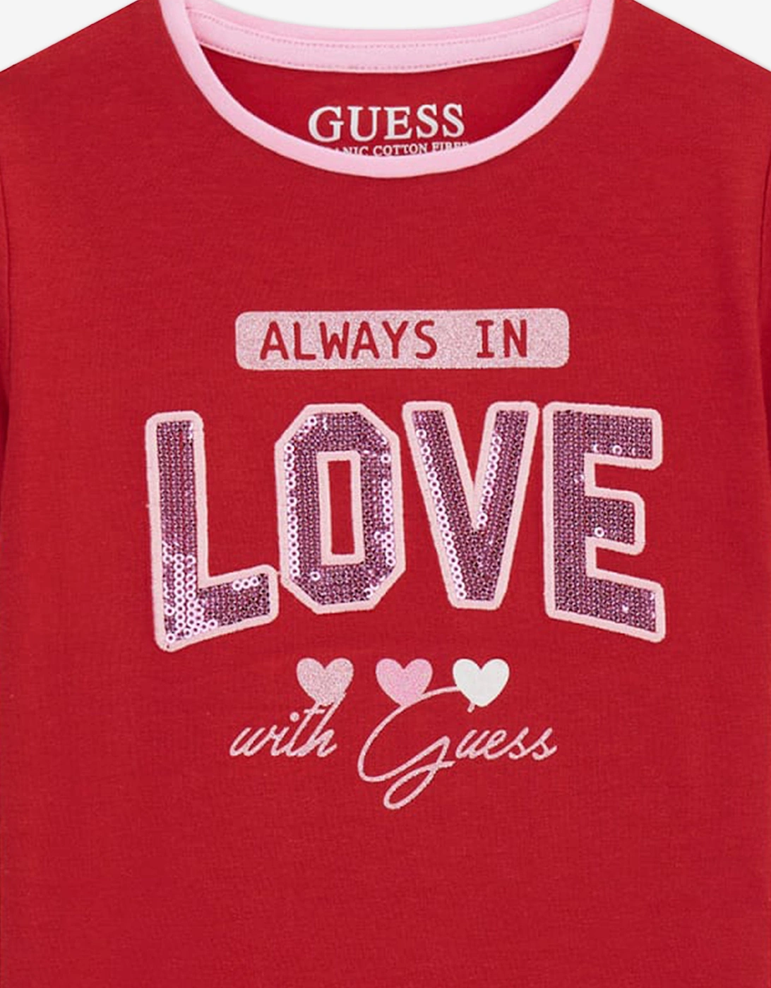 Girls Love Logo T-Shirt in Red