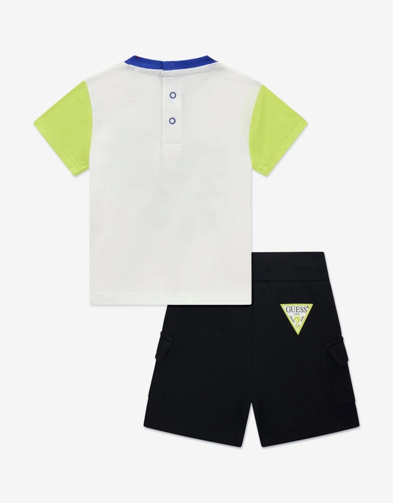 Baby Boys T-Shirt and Shorts Set in Multicolour
