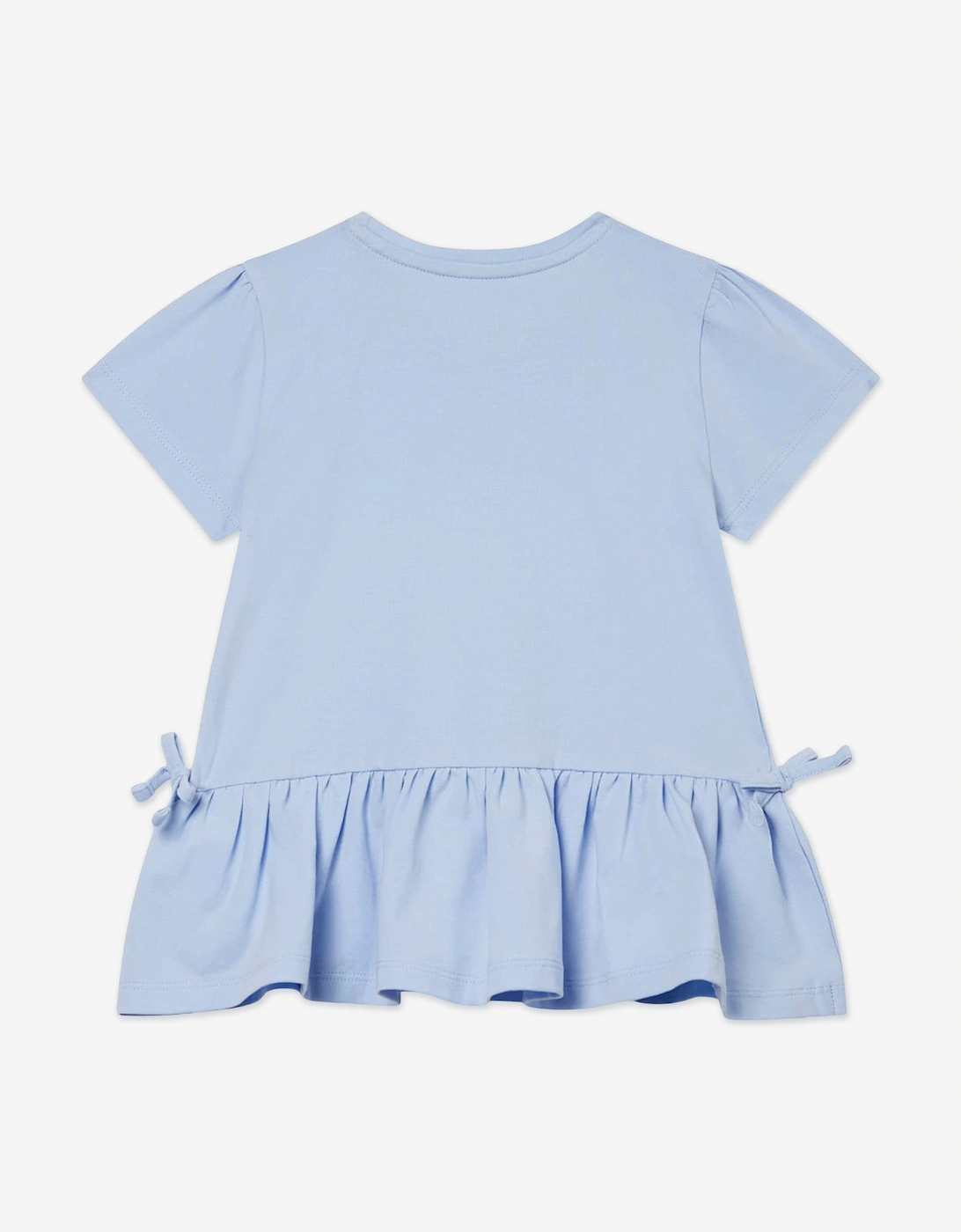 Girls Love Logo Peplum T-Shirt in Blue