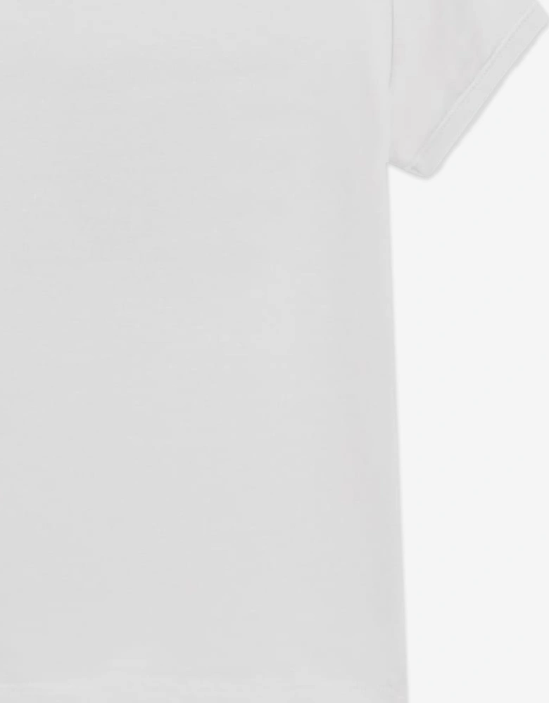 Girls Heart Logo T-Shirt in White