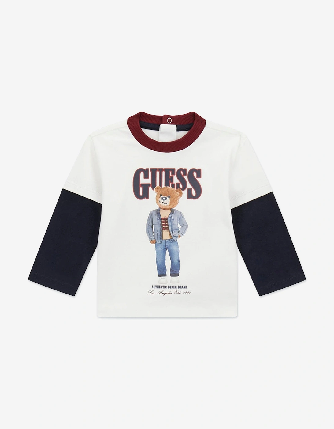 Baby Boys Bear T-Shirt and Joggers Set in Red