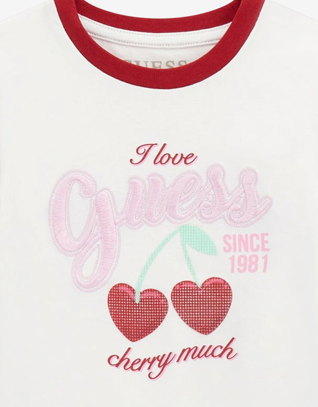 Girls Cherry Logo T-Shirt in White