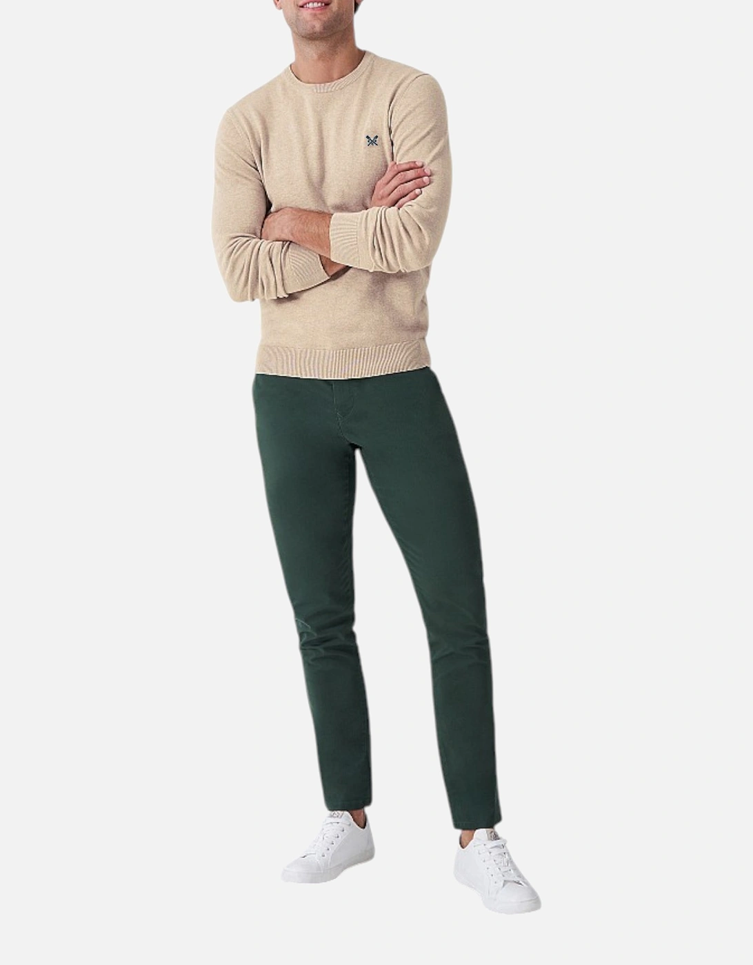 Mens Jumper Crew Neck Long Sleeve