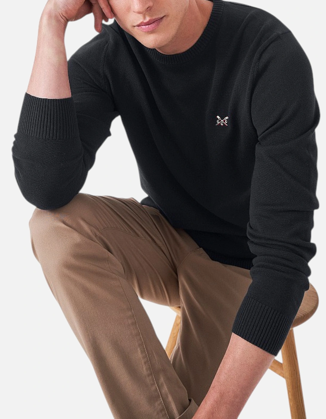 Mens Jumper Crew Neck Long Sleeve