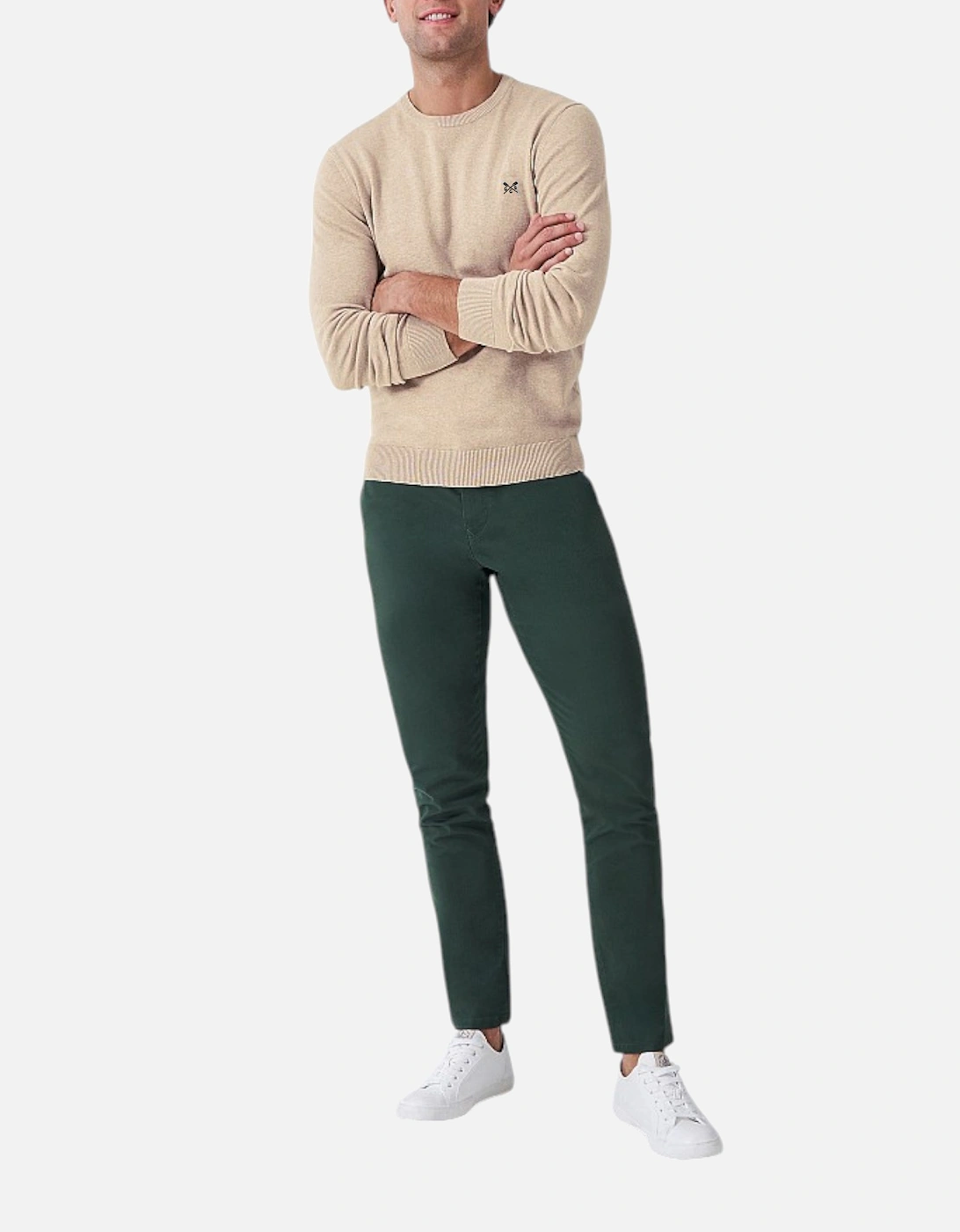 Mens Jumper Crew Neck Long Sleeve