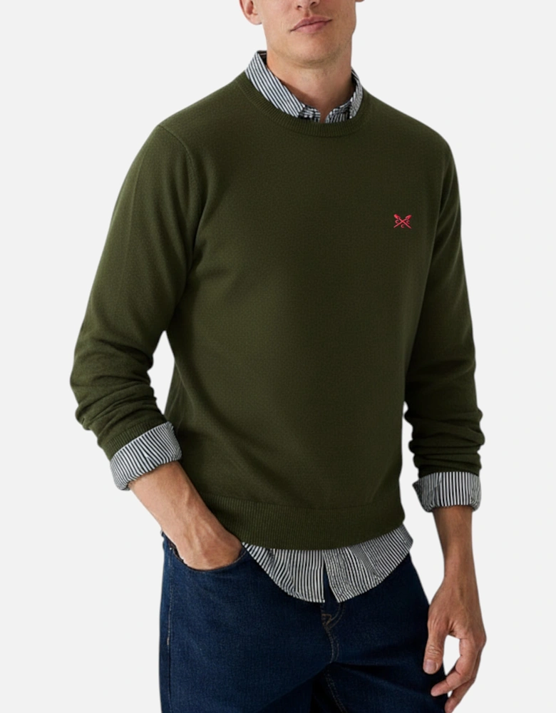 Mens Jumper Crew Neck Long Sleeve