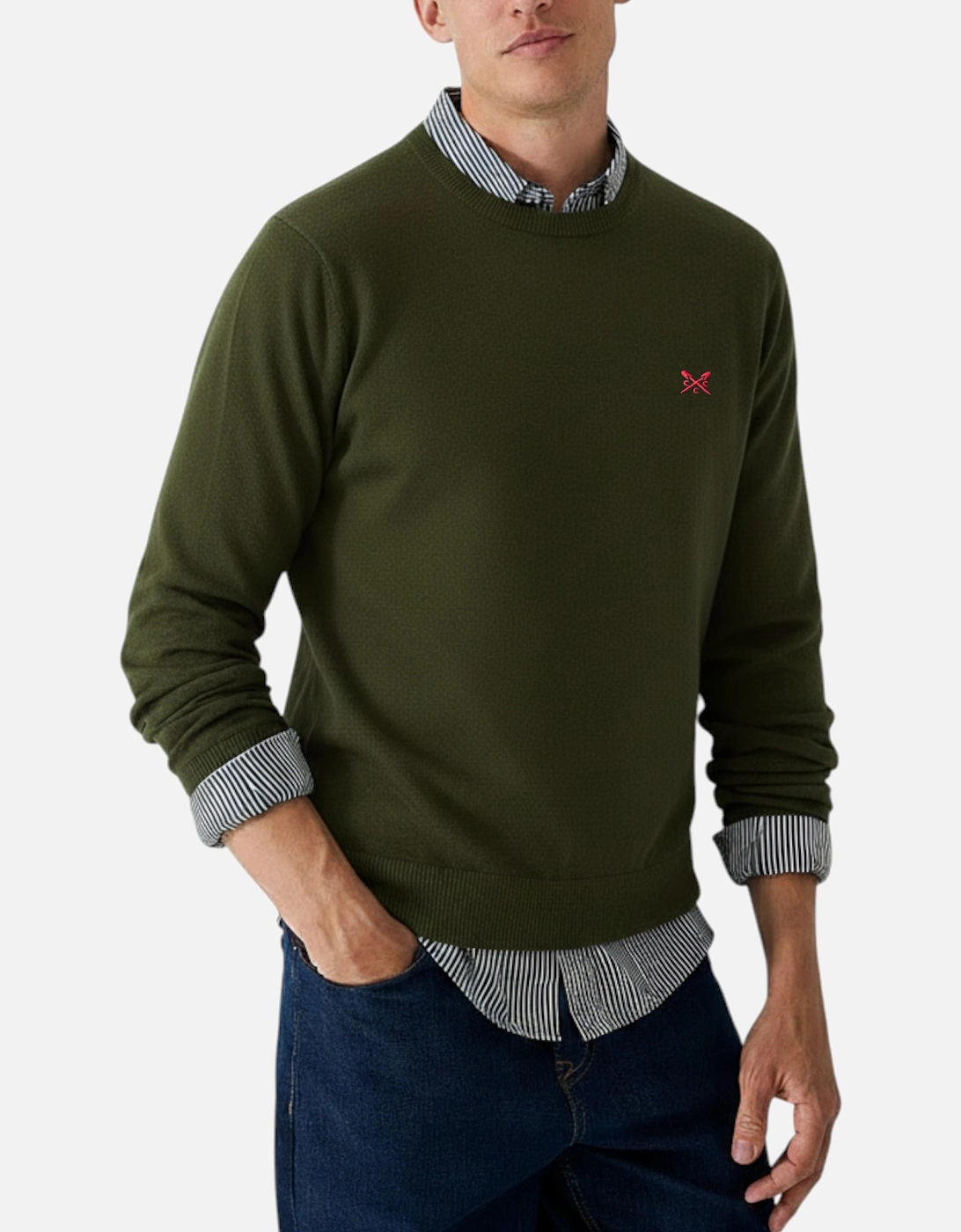 Mens Jumper Crew Neck Long Sleeve, 3 of 2