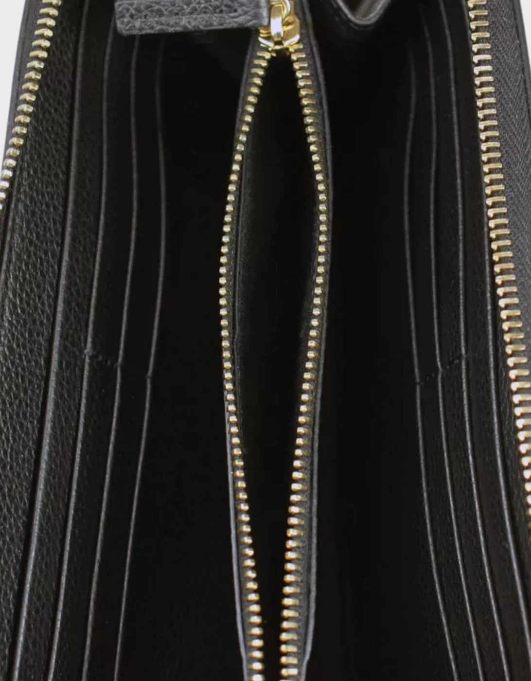 Virtus Black Leather Long Wallet