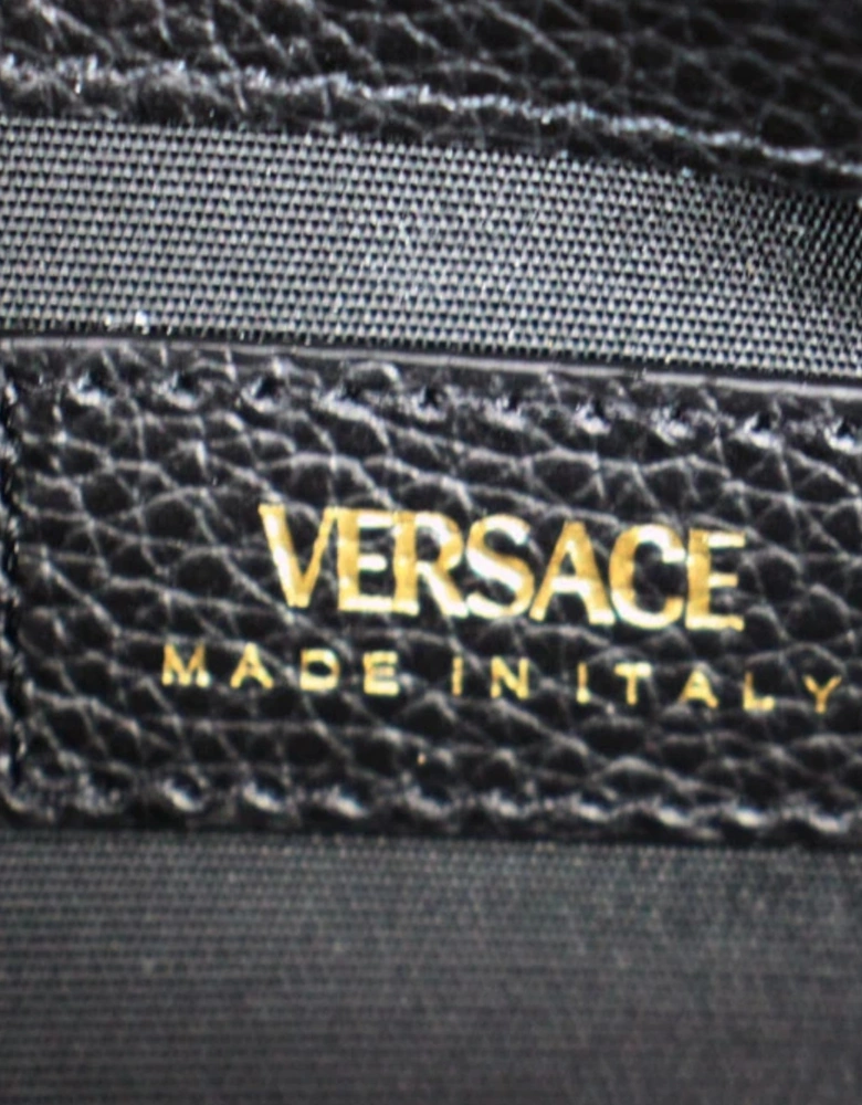 Virtus Black Leather Long Wallet