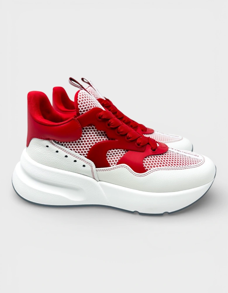 Oversized Runner White Red