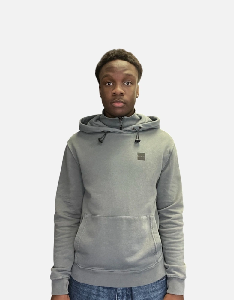 Small Logo Hooded Sweatshirt - Turbulence Blue