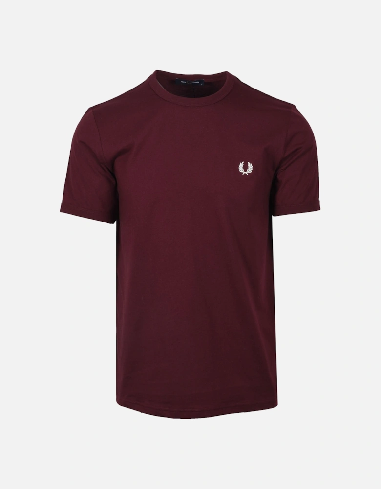 RINGER T-SHIRT OXBLOOD