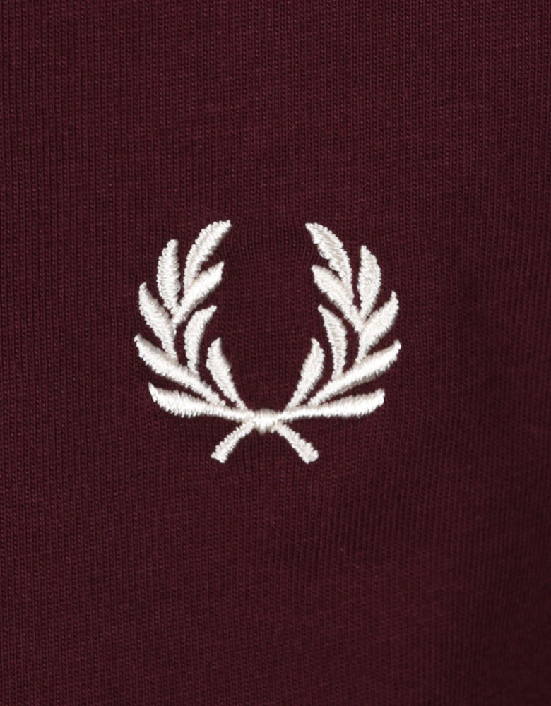 RINGER T-SHIRT OXBLOOD