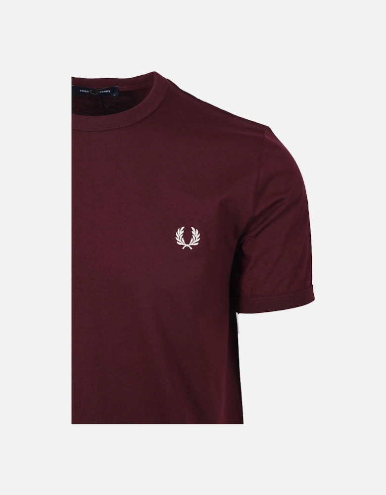 RINGER T-SHIRT OXBLOOD
