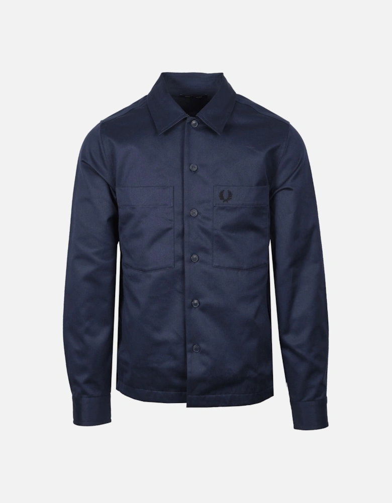 TWILL OVERSHIRT DARK AIRFORCE