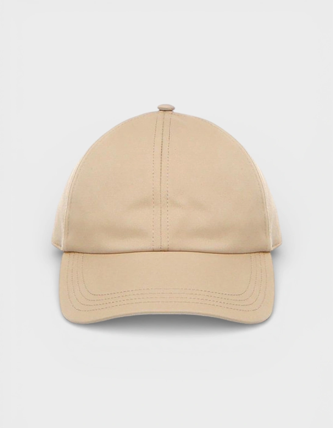 Cotton Blend Baseball Cap Beige, 5 of 4