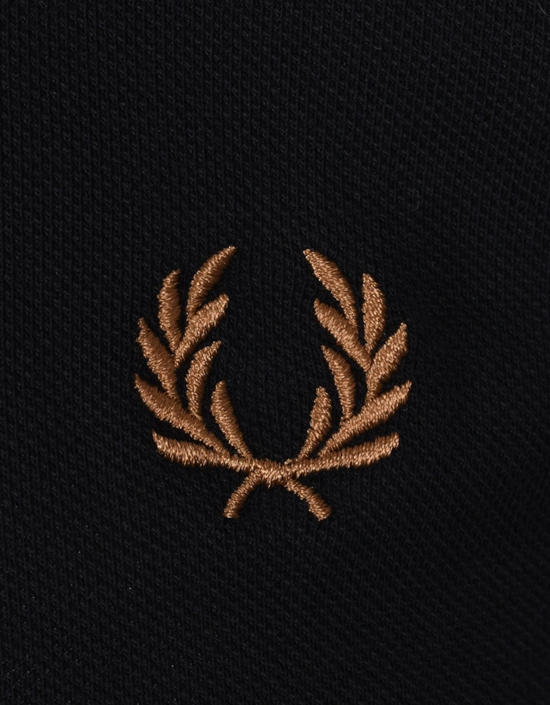 TWIN TIPPED CUFF T-SHIRT BLACK