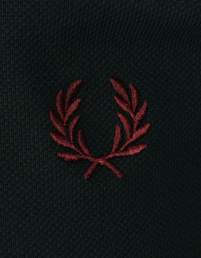 TWIN TIPPED POLO GRASSROOT/STOCKPORT BLUE/OXBLOOD