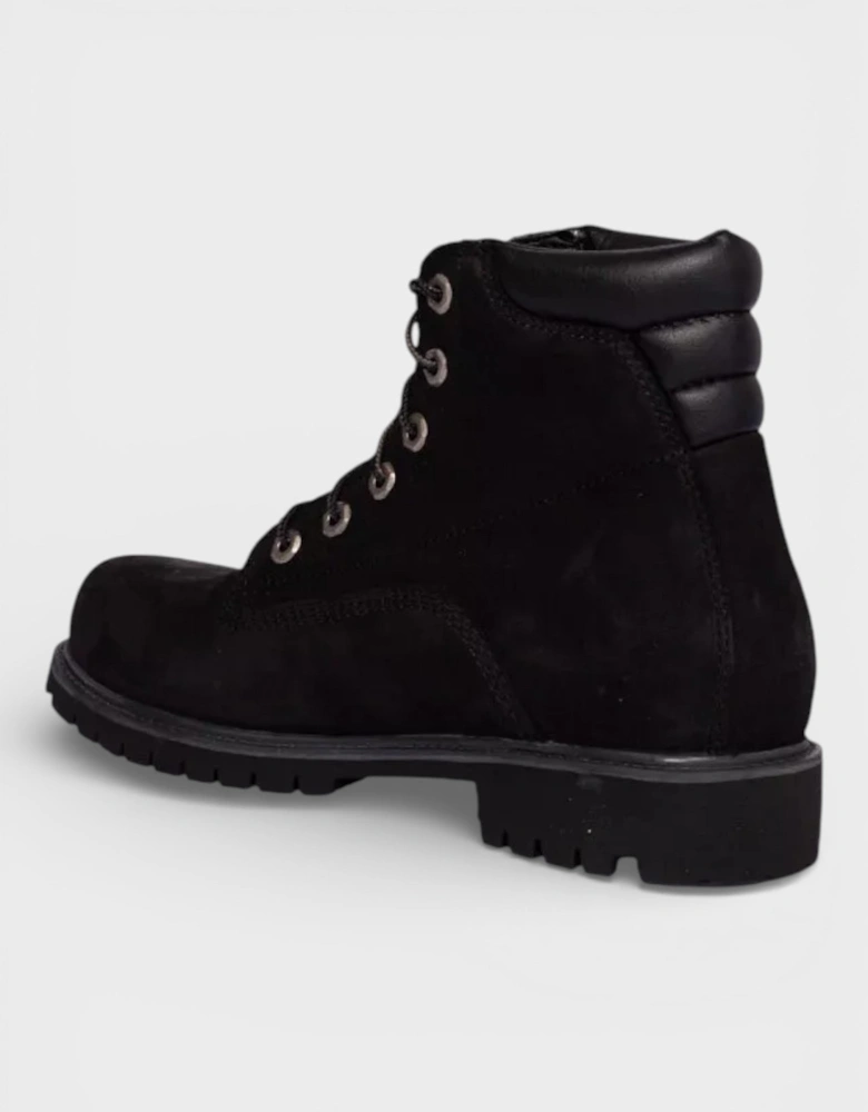 Alburn 6 Inch Waterproof Boot Black Nubuck