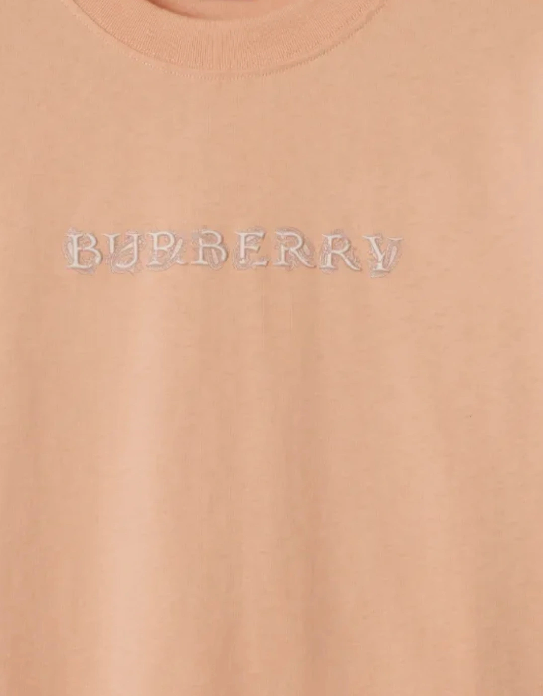 Paisley Logo Print T Shirt Bloom Pink