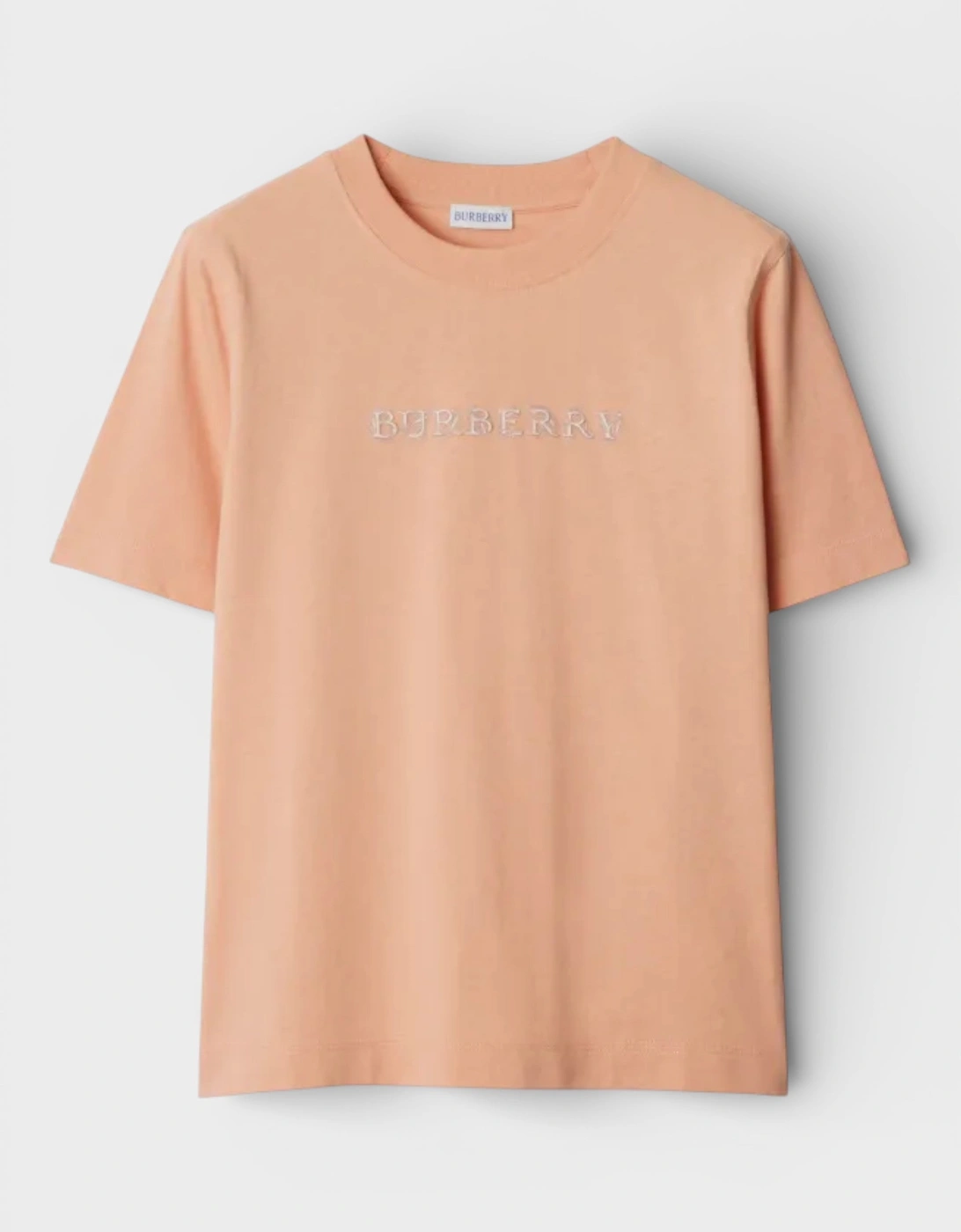 Burberry Burberry Women's Paisley Logo Print T Shirt Bloom Pink