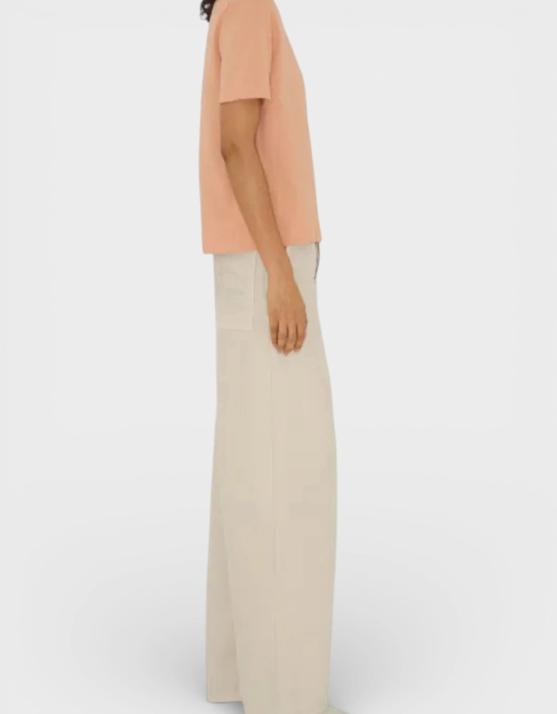 Paisley Logo Print T Shirt Bloom Pink