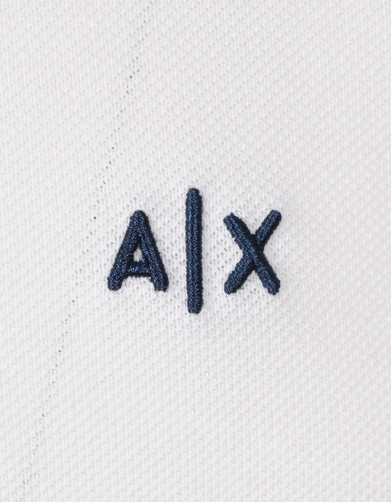 ARMARNI EXCHANGE POLO SHIRT OFF WHITE