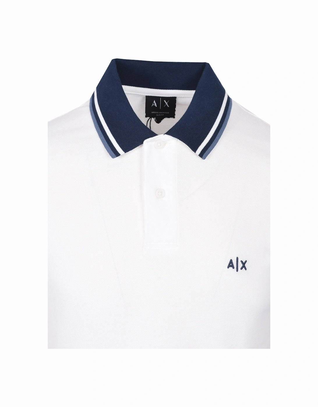 ARMARNI EXCHANGE POLO SHIRT OFF WHITE