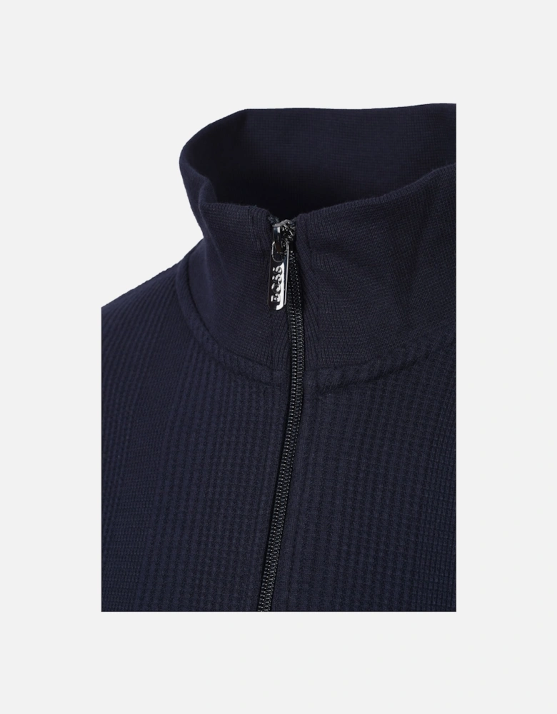 Boss Black STRUCTURE HALF ZIP DARK BLUE
