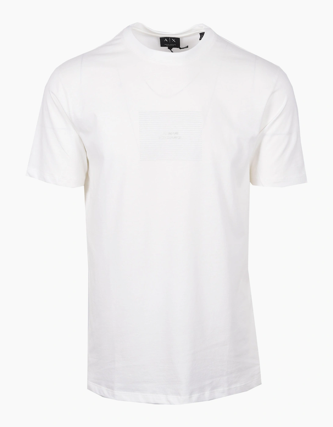 Armani Exchange Men's Cream T-Shirt Off White  40 Size L