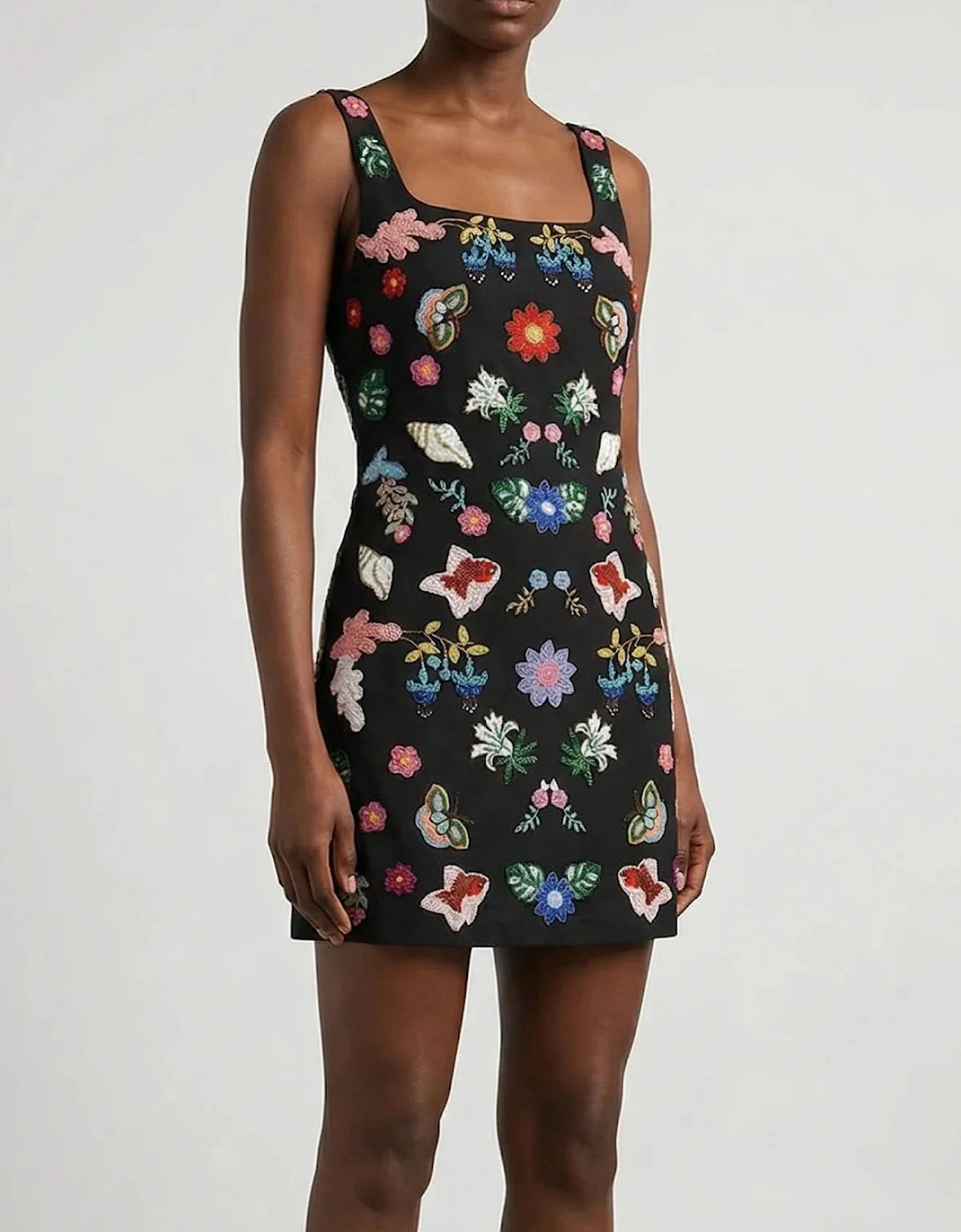 Marina Reef Dress - Black, 9 of 8