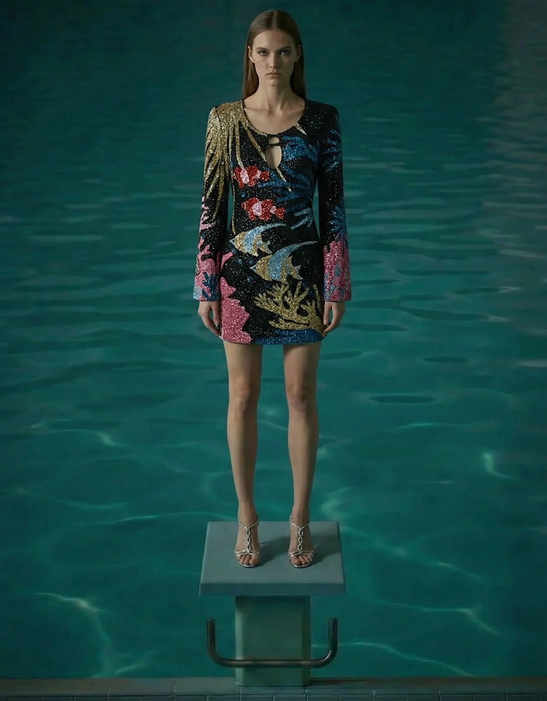 Marina Reef Dress - Black