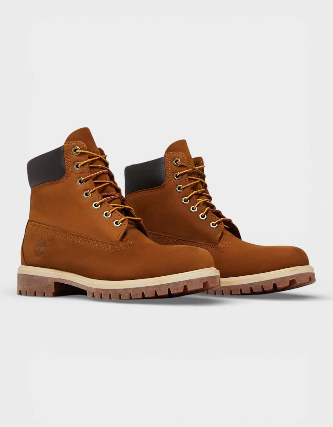Premium Lace Up Dark Wheat Nubuck