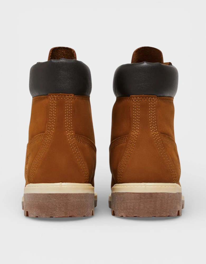 Premium Lace Up Dark Wheat Nubuck