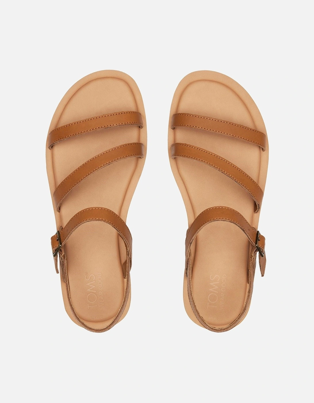 Kira Leather Women's Tan Sandals