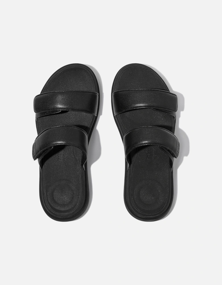 F-Mode Go Polyurethane Women's All Black Clogs