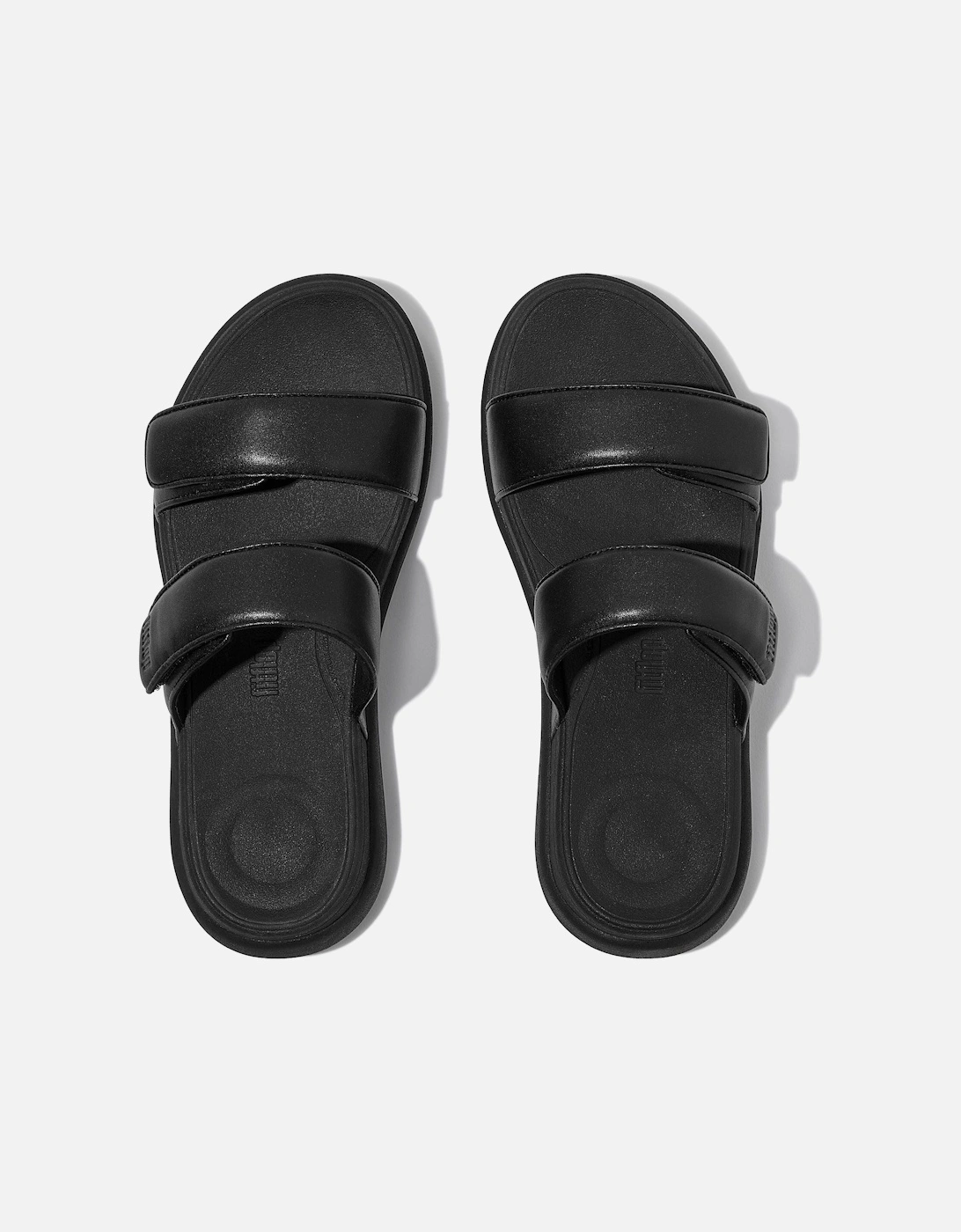 F-Mode Go Polyurethane Women's All Black Clogs