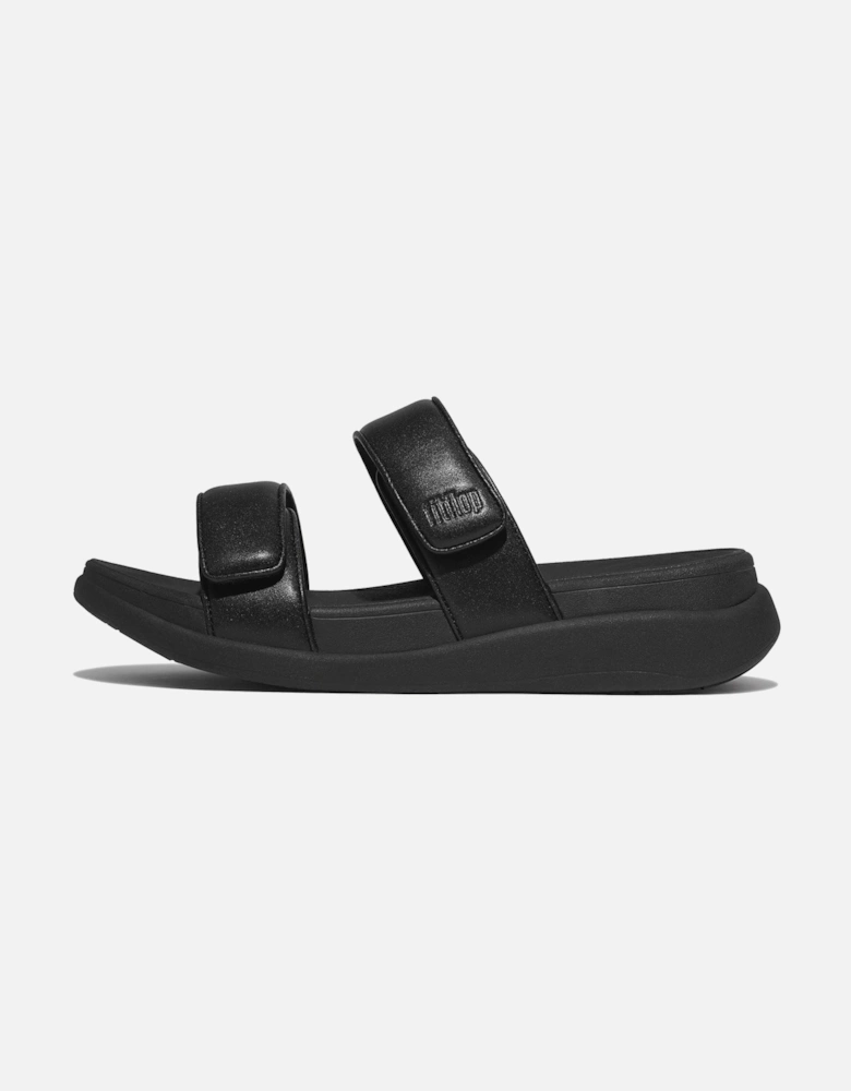 F-Mode Go Polyurethane Women's All Black Clogs