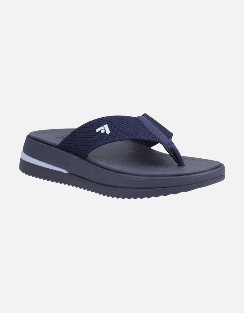 Surff Two-tone Polyester Men's Midnight Navy Wide Sandals