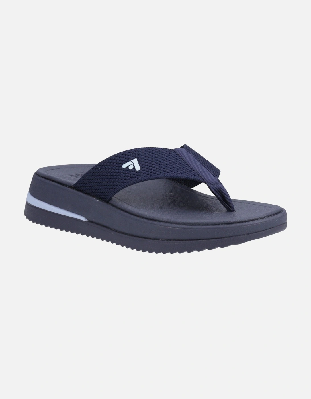Surff Two-tone Polyester Men's Midnight Navy Wide Sandals, 9 of 8