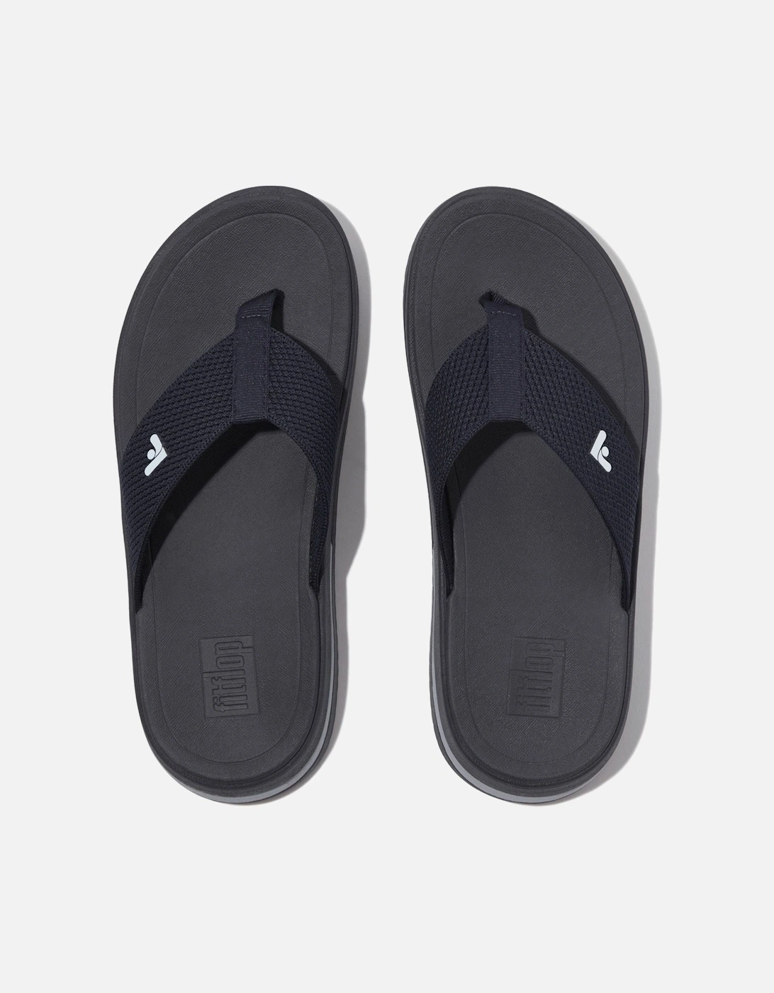 Surff Two-tone Polyester Men's Midnight Navy Wide Sandals