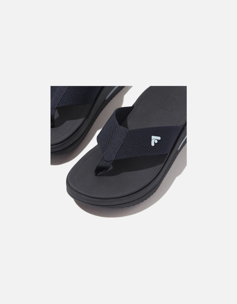 Surff Two-tone Polyester Men's Midnight Navy Wide Sandals