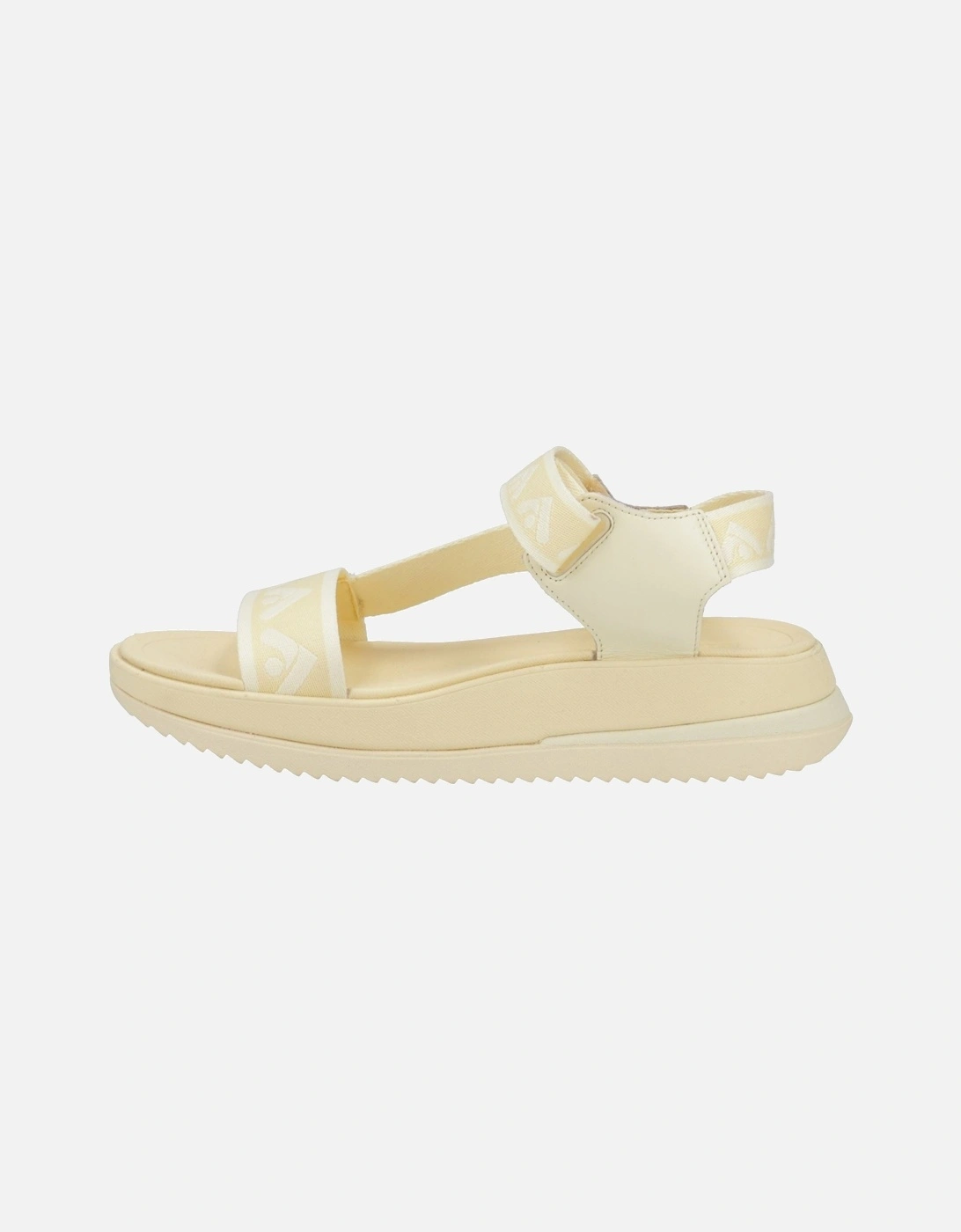 Surff Back Strap Polyester/Leather Women's Mellow Yellow Wide Sandals