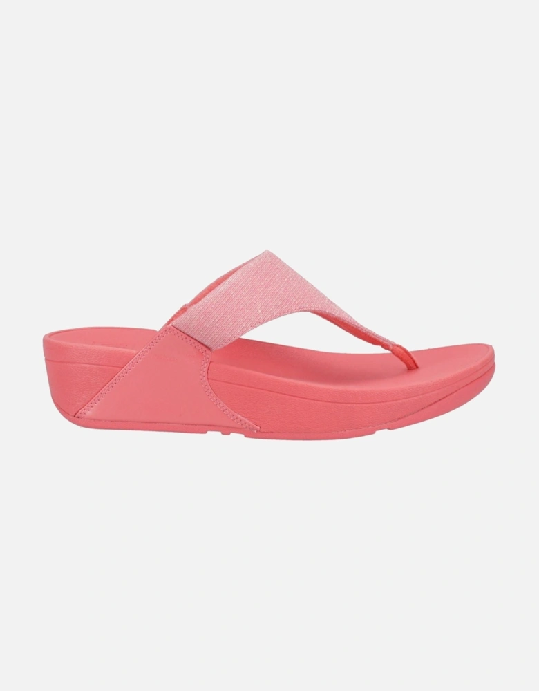 Lulu Shimmerlux Polyester Women's Rosy Coral Sandals