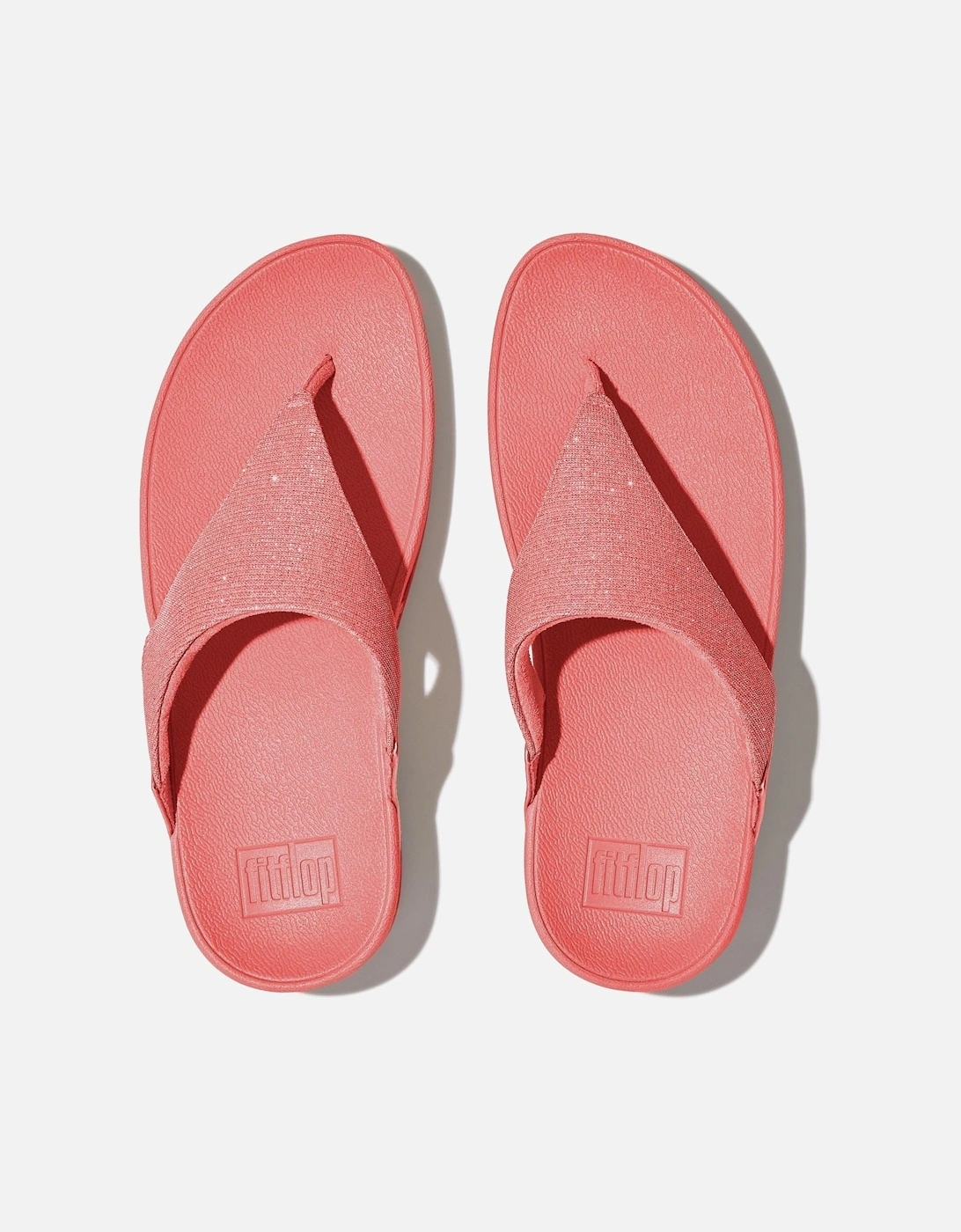Lulu Shimmerlux Polyester Women's Rosy Coral Sandals