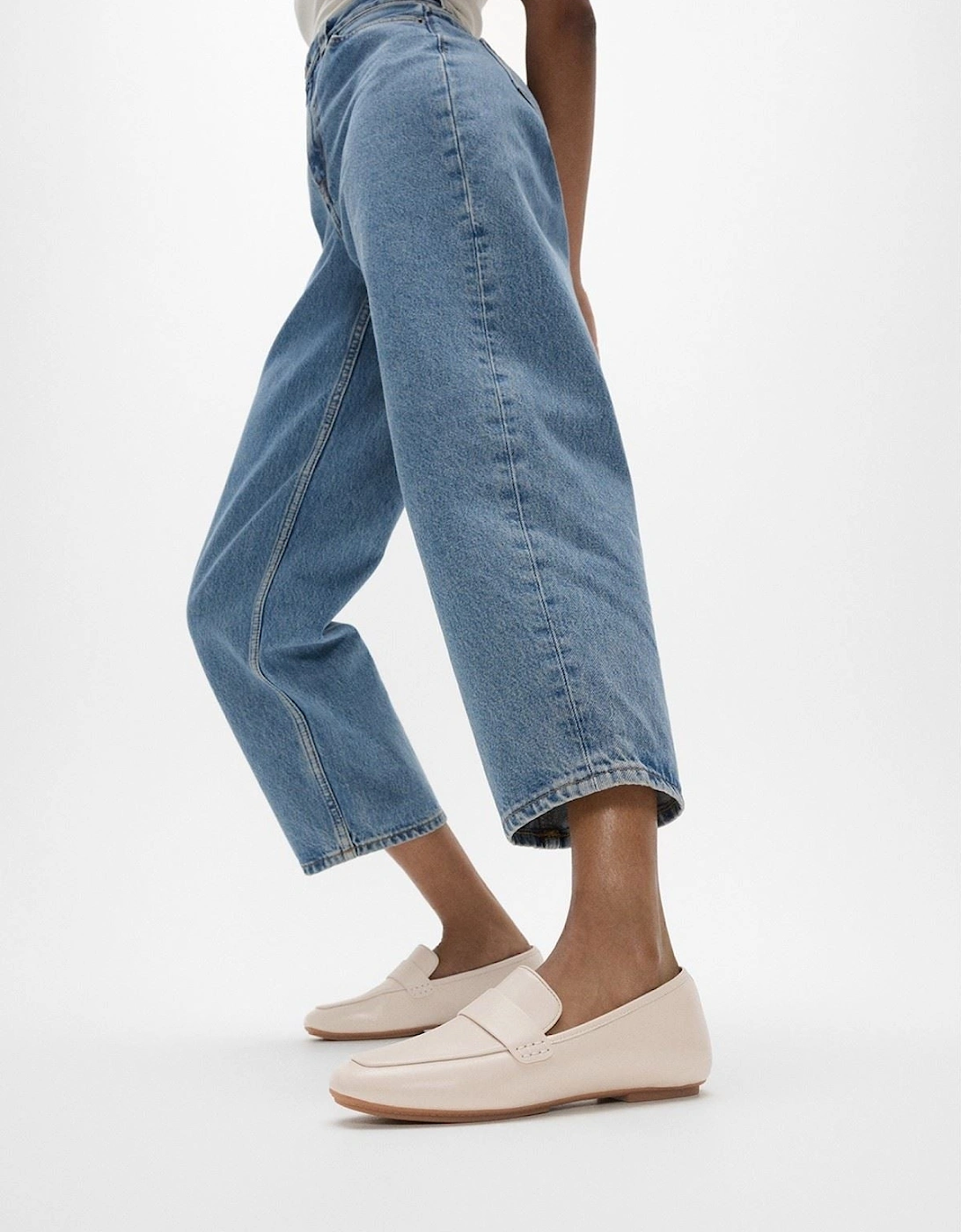 Delicato Loafer Leather Women's Paris Beige Loafers